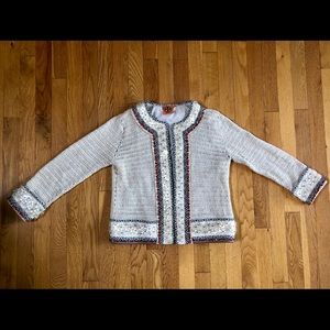 Tory Burch Donovan embellished crocheted jacket